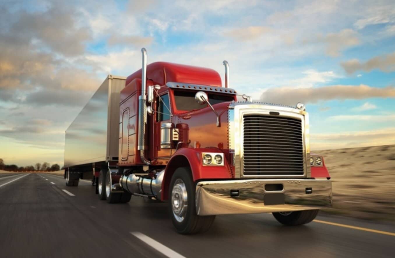 Hattiesburg diesel repair semi tractor trailer driving down the highway