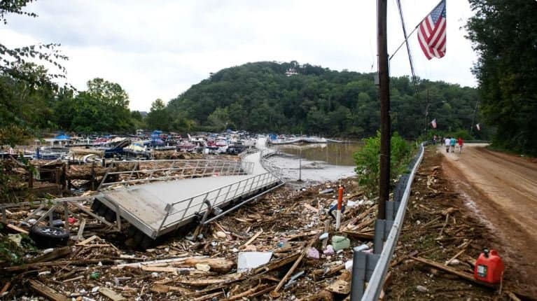 Hurricane Helene damage to critical trucing routes 2024 02 Hattiesburg Diesel truck repair 